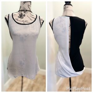 EXPRESS Size XS Peek a Boo Back Tank